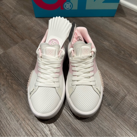 G/FORE Perforated Saddle Stripe Golf Shoe - Picture 4 of 13